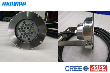 72w 고성능 샘/연못 빛을 위한 백색 색깔 2600lm LED 수중 빛
