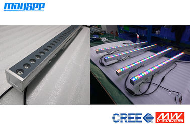 36Watt DMX512 IP65 크리인 다 각 렌즈를 가진 선형 지도된 벽 세탁기 빛