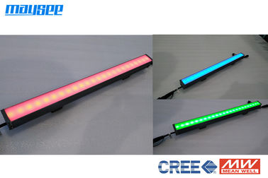RGB 3 in1 1000mm Ra80 선형 LED 벽 세탁기 1000mmLx36mmWx61mmH