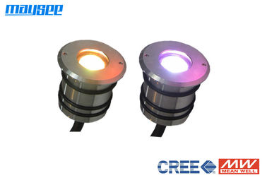 울트라 - 씬 강력한 IP68 3w RGB LED 갑판 빛 / RGB LED 야외 조명